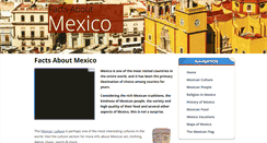 Desktop Screenshot of facts-about-mexico.com