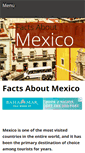 Mobile Screenshot of facts-about-mexico.com